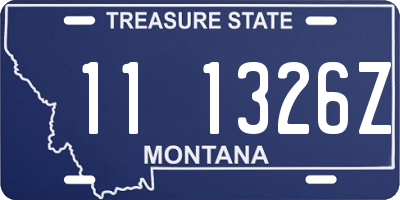 MT license plate 111326Z
