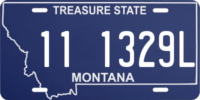MT license plate 111329L