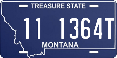 MT license plate 111364T