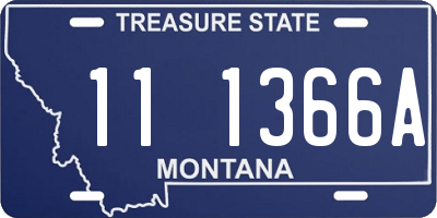 MT license plate 111366A