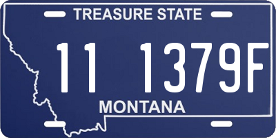 MT license plate 111379F