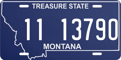 MT license plate 111379O