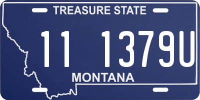 MT license plate 111379U