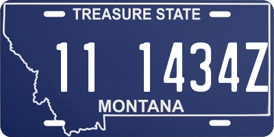 MT license plate 111434Z