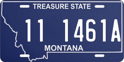 MT license plate 111461A
