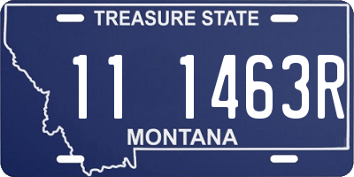 MT license plate 111463R