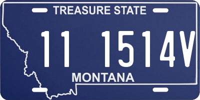 MT license plate 111514V