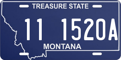 MT license plate 111520A