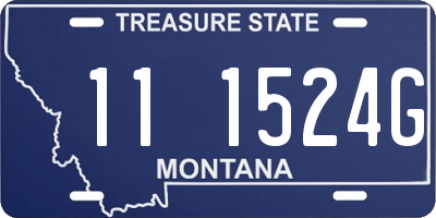 MT license plate 111524G
