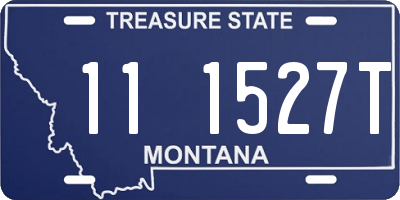MT license plate 111527T