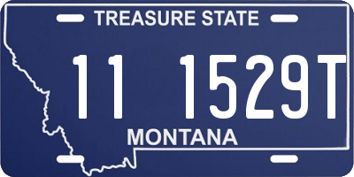 MT license plate 111529T