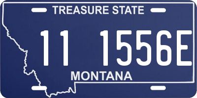 MT license plate 111556E