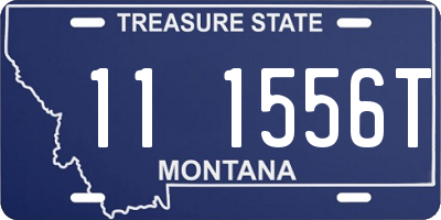 MT license plate 111556T