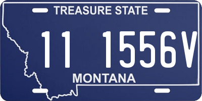 MT license plate 111556V