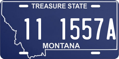 MT license plate 111557A