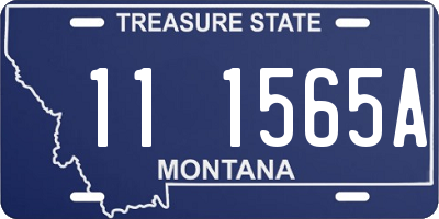 MT license plate 111565A