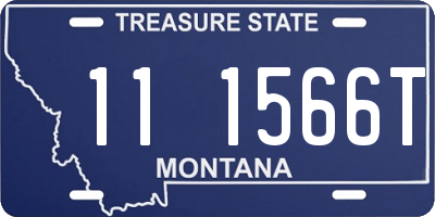 MT license plate 111566T
