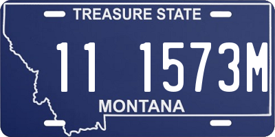 MT license plate 111573M