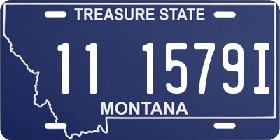 MT license plate 111579I
