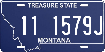 MT license plate 111579J