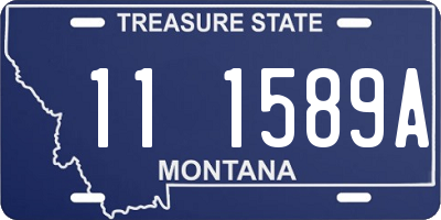 MT license plate 111589A