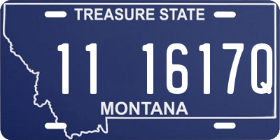 MT license plate 111617Q