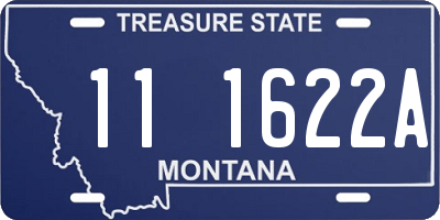 MT license plate 111622A