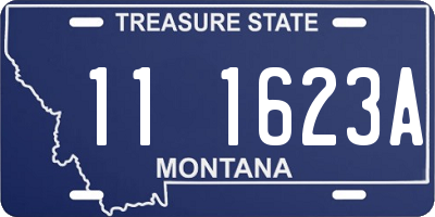 MT license plate 111623A