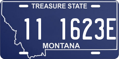 MT license plate 111623E