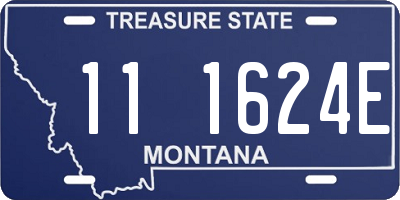 MT license plate 111624E