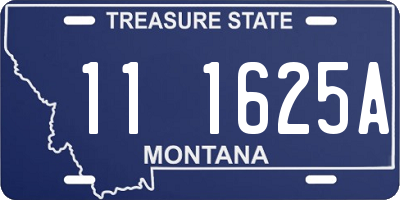 MT license plate 111625A