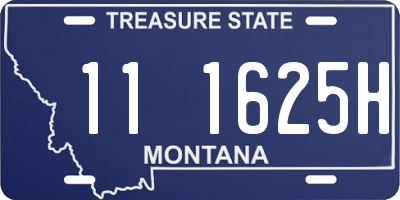 MT license plate 111625H