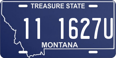 MT license plate 111627U