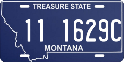 MT license plate 111629C