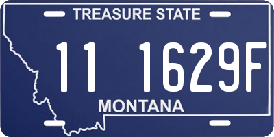 MT license plate 111629F