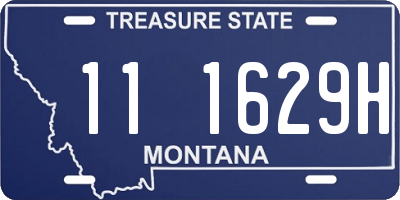 MT license plate 111629H