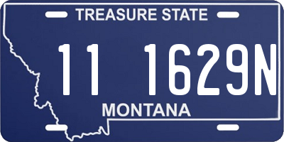 MT license plate 111629N