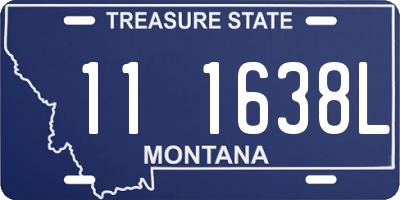 MT license plate 111638L