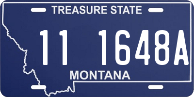 MT license plate 111648A