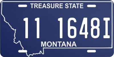 MT license plate 111648I