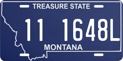 MT license plate 111648L