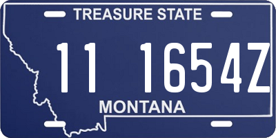 MT license plate 111654Z