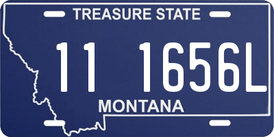 MT license plate 111656L