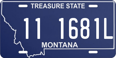 MT license plate 111681L