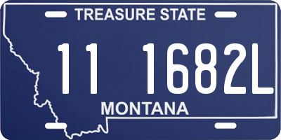 MT license plate 111682L