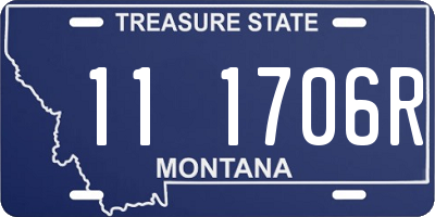 MT license plate 111706R