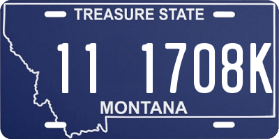 MT license plate 111708K