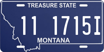 MT license plate 111715I