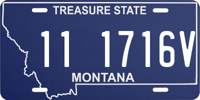 MT license plate 111716V