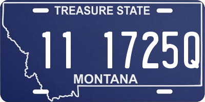 MT license plate 111725Q
